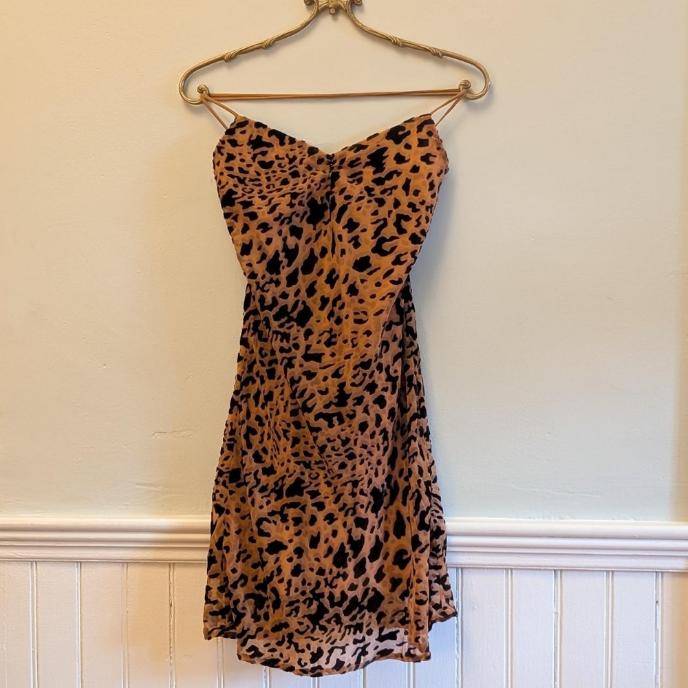 Lush Women's Black and Tan Dress